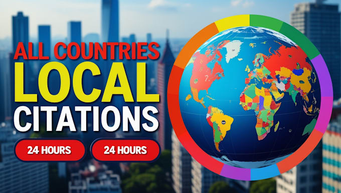 Gig Preview - Do manual local citations for all countries with local SEO