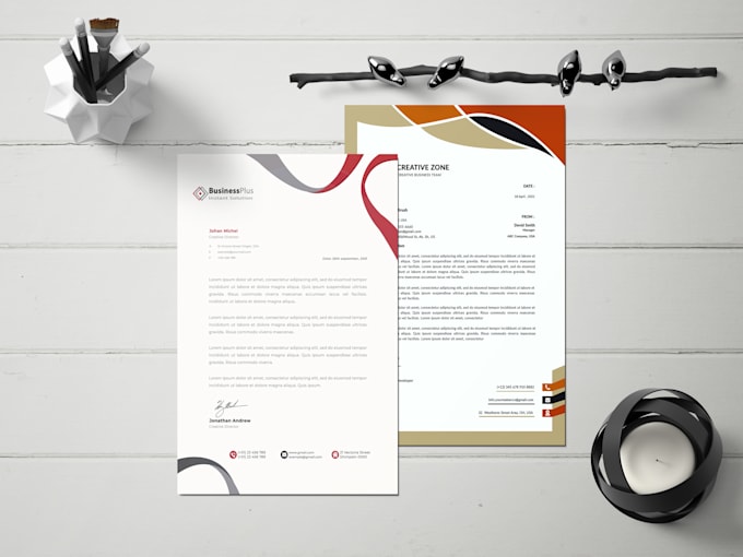 Gig Preview - Design professional letterhead editable in ms word format