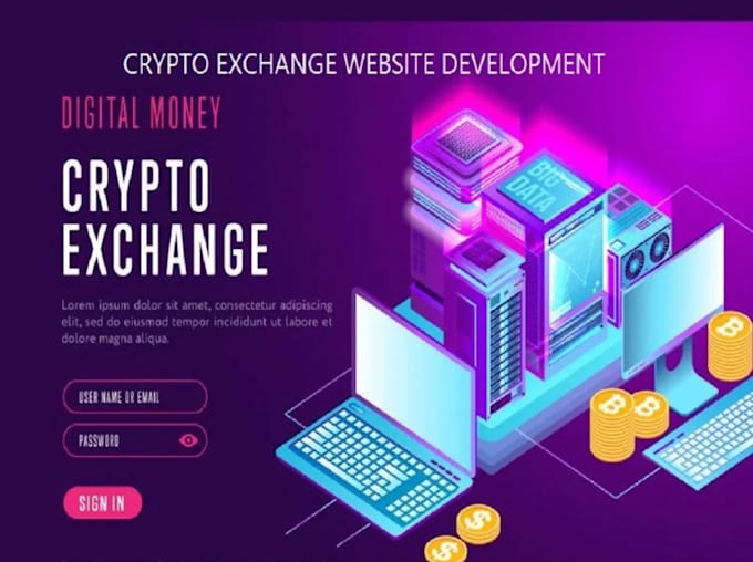 Gig Preview - Build cryptocurrency exchange website, p2p crypto exchange website, wallet app