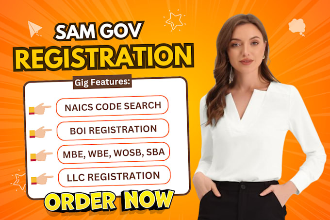 Gig Preview - Handle sam gov registration, nonprofit, get mbe, wbe, wosb, 8a certifications