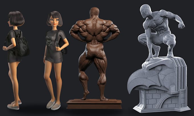 Gig Preview - Do highly detailed 3d modeling, realistic 3d model for printing, for game