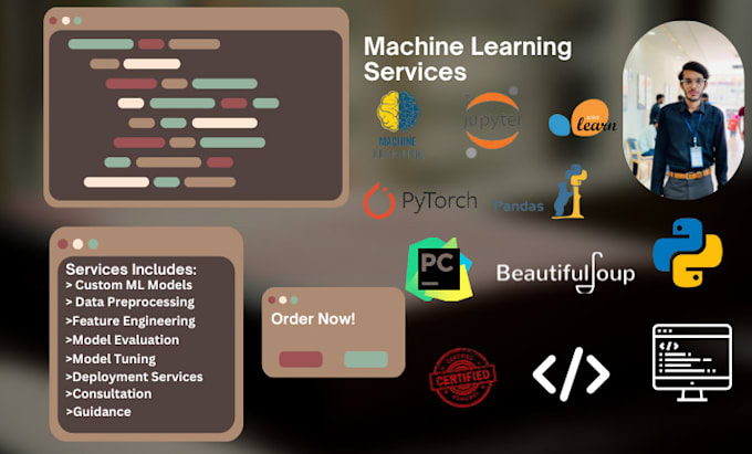 Gig Preview - Do machine learning ,nlp ,data analysis projects in python