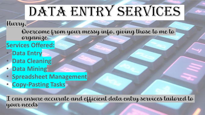 Gig Preview - Lessen your data management burden with organized datasets