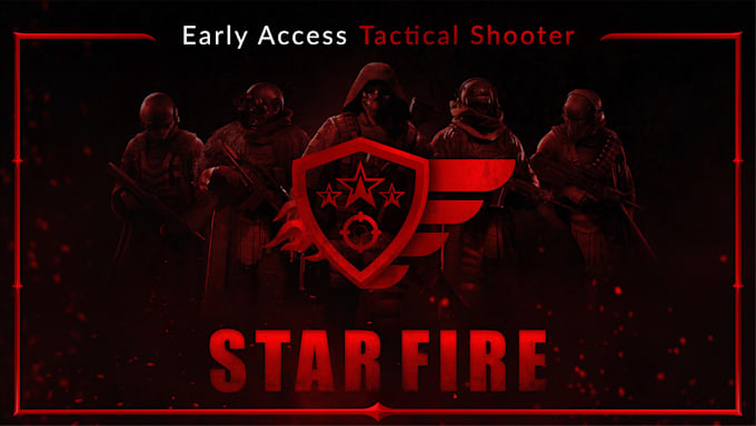 Gig Preview - Design star fire gaming poster and banner design