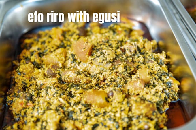 Gig Preview - Cook efo riro and iya for you in african way