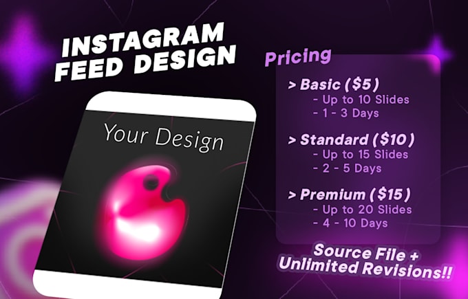 Bestseller - design your instagram feed post