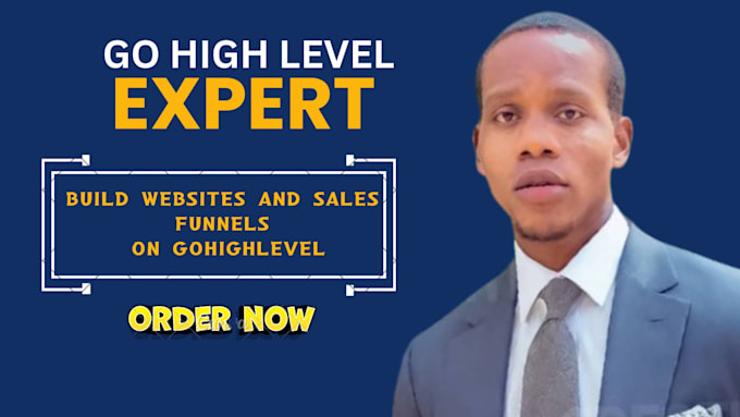 Gig Preview - Build your gohighlevel sales funnel and website