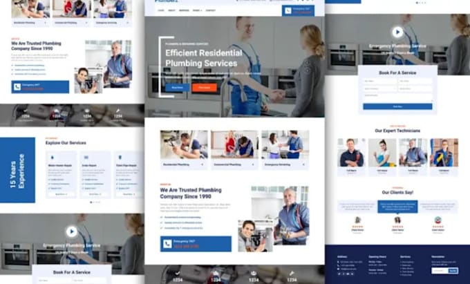 Bestseller - create plumber electrician website, lawyer handyman website