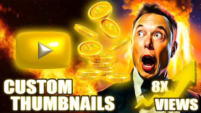 Gig Preview - Design attractive youtube thumbnail design