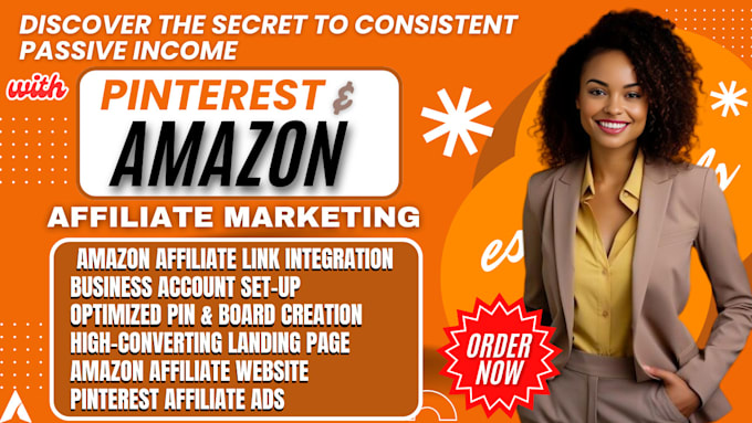 Gig Preview - Set up pinterest affiliate marketing, amazon affiliate