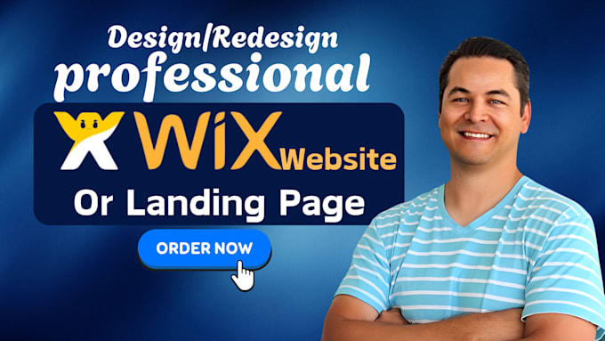 Bestseller - design, redesign a professional wix responsive landing page wix ecommerce store