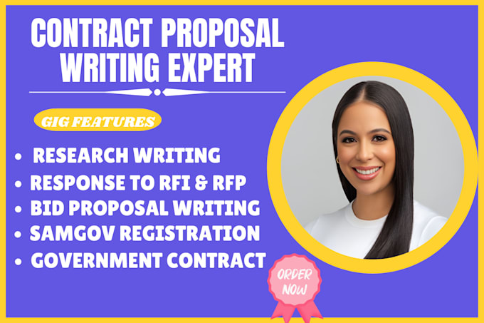 Gig Preview - Write winning proposals, response to rfp, rfp proposal, bid proposal