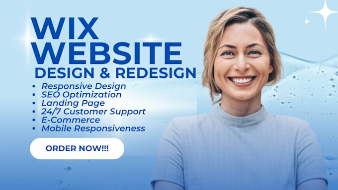 Gig Preview - Do website design, wix website redesign, wix website design, wix redesign