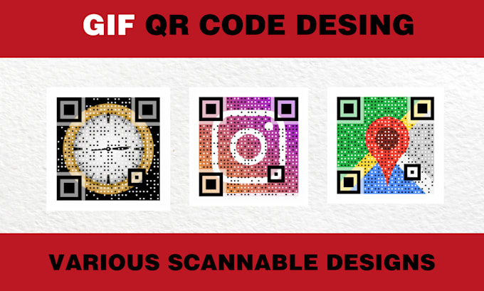 Gig Preview - Create a premium GIF qr code to boost your business