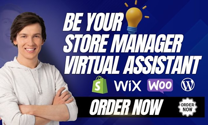 Bestseller - be your virtual assistant for wix shopify wordpress wix store virtual assistant