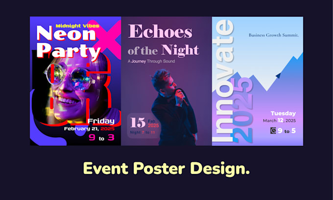 Gig Preview - Create the perfect event poster for you