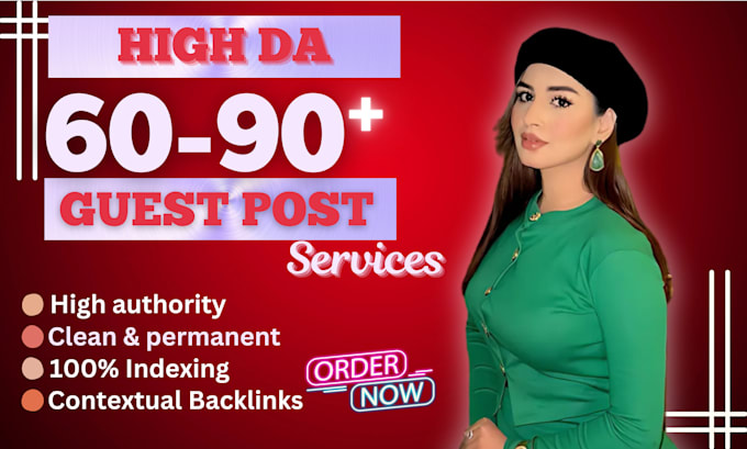 Bestseller - do guest post, blogger outreach, niche edit, dofollow backlinks on high da sites