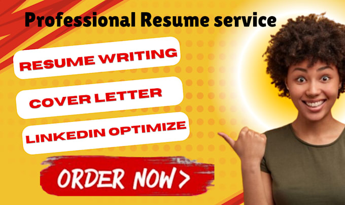 Gig Preview - Write and upgrade your professional resume, cv, cover letter and linkedin