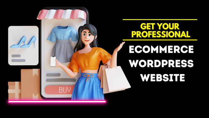 Gig Preview - Develop ecommerce website wordpress design, ecommerce store