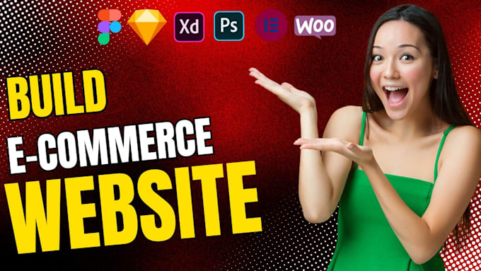 Gig Preview - Build ecommerce website online store using woocommerce, wordpress, elementor