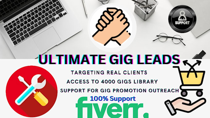 Gig Preview - Generate targeted clients leads for fiverr gigs promotion and services marketing