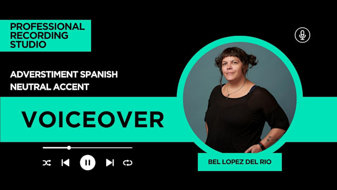 Gig Preview - Offer voiceover services in a neutral spanish accent