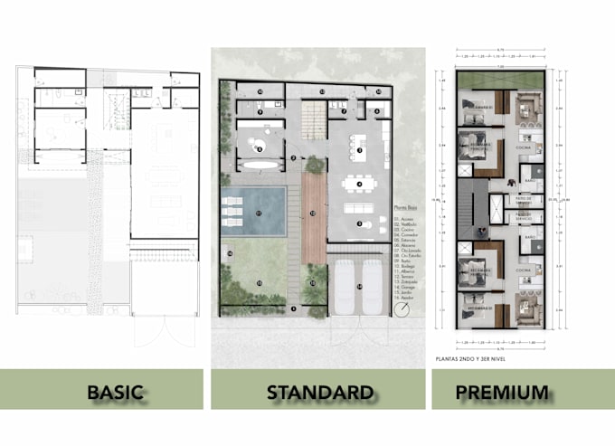 Gig Preview - Create realistic, detailed architectural floor plans to visualize your space