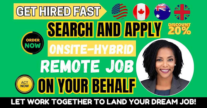 Bestseller - job search for remote jobs,  USA canada UK australia by using reverse recruiter