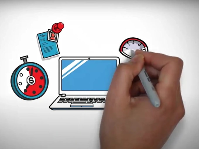 Gig Preview - Whiteboard animation, whiteboard explainer video, doodle video, whiteboard expla