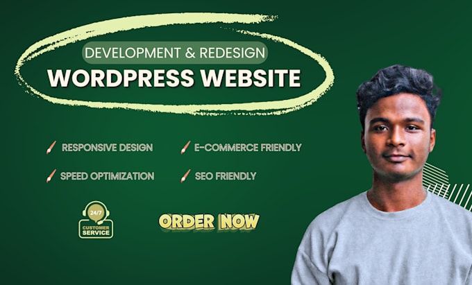 Gig Preview - Build, revamp, or clone a custom wordpress website development for your business