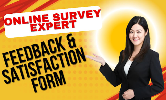 Gig Preview - Do professional online survey google form jotform and questionnaire