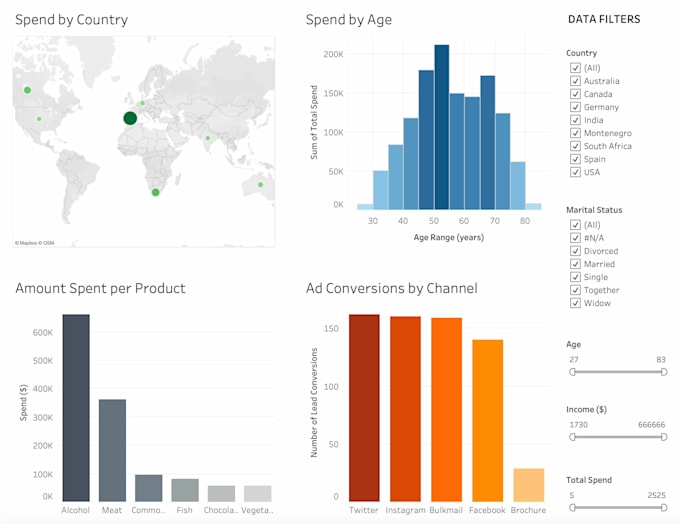 Gig Preview - Build custom dashboards for actionable insights