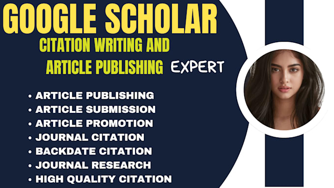 Gig Preview - Backdate, write, and publish articles in google scholar reviewed indexed journal