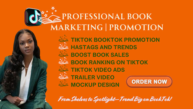 Gig Preview - Create viral tiktok booktok video promotion, setup ads, ebook marketing