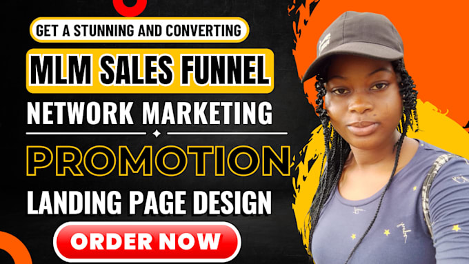 Gig Preview - Mlm sales funnel creation mlm network marketing mlm promotion