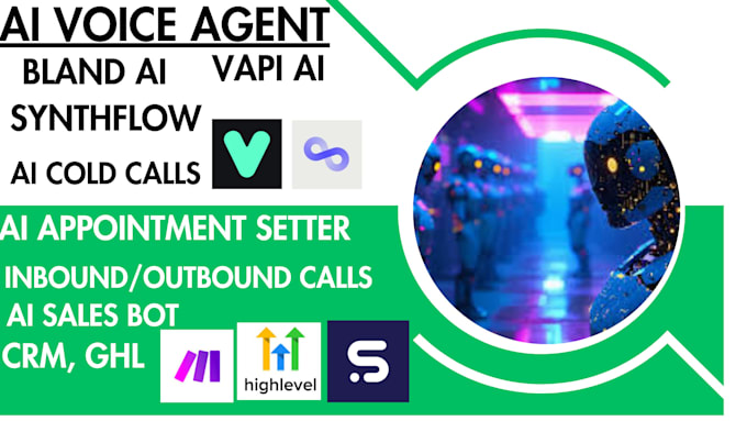 Gig Preview - Develop automated ai voice bot, ai calling agent, ai appointment setting, ghl