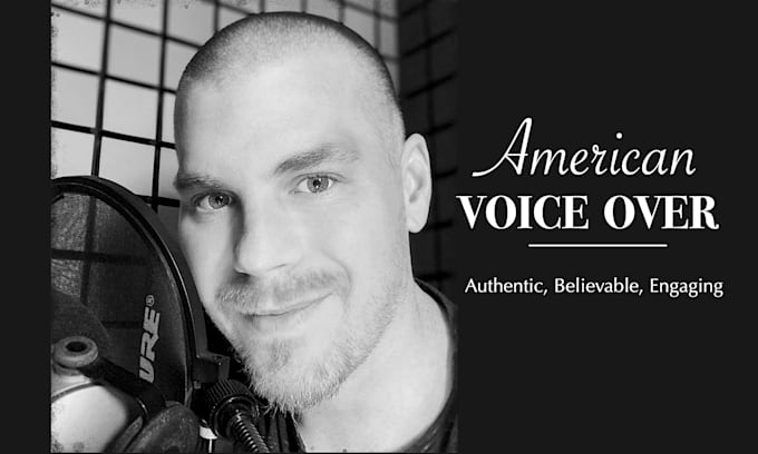 Gig Preview - Record a professional american english male voice over