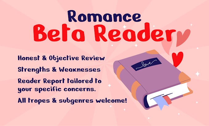 Bestseller - be your romance beta reader