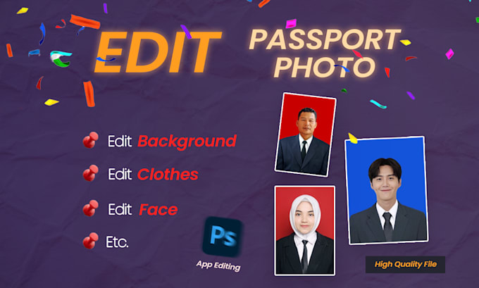 Gig Preview - Do passport size photo from any photo urgently