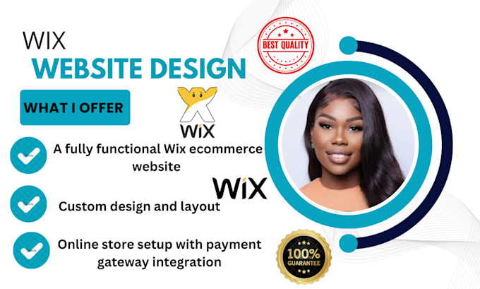 Gig Preview - Wix online store studio wix redesign  wix ecommerce business website design SEO