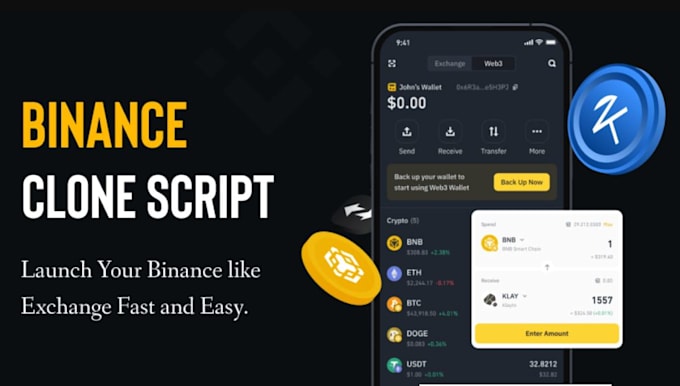 Gig Preview - Develop binance clone, bybit clone crypto exchange