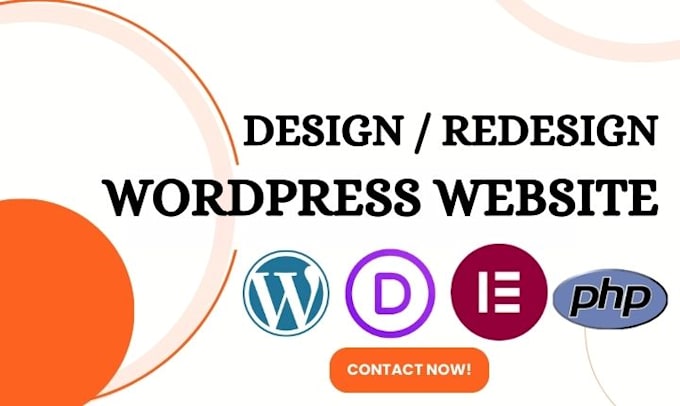 Gig Preview - Build, revamp wordpress website design, redesign wordpress website development