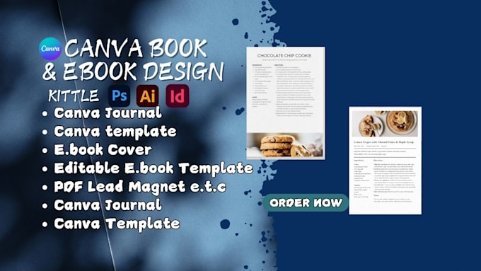 Bestseller - format, design canva ebook paperback cover PDF ebook formatting on canva for KDP