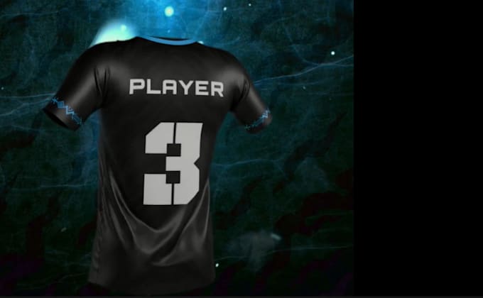 Gig Preview - Create 3d jersey animation 3d cloth mockup 3d clothing  sportwear animation