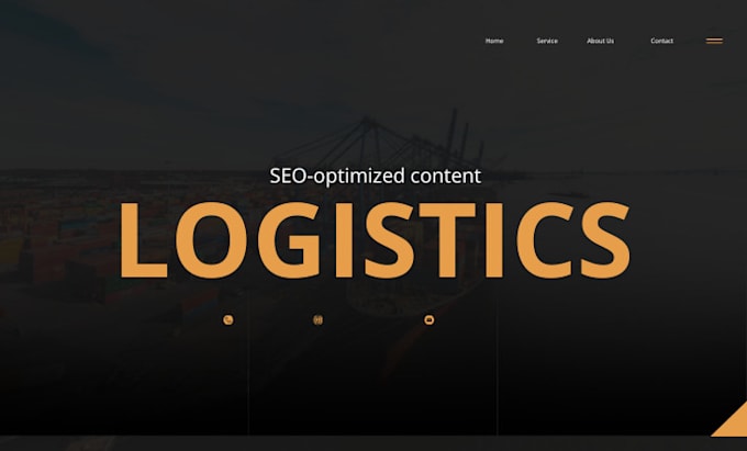 Gig Preview - Write content for your trucking and logistics website, freight