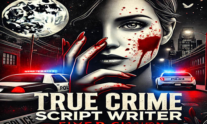 Gig Preview - Write true crime script podcast script true crime story youtube script writing