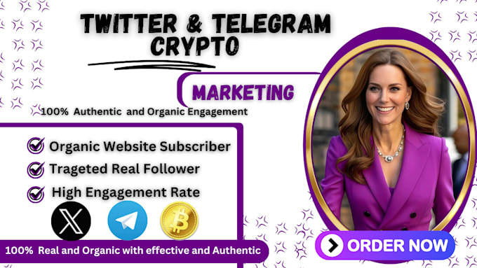 Bestseller - superfast crypto twitter x marketing ,crypto telegram promotion for real growth