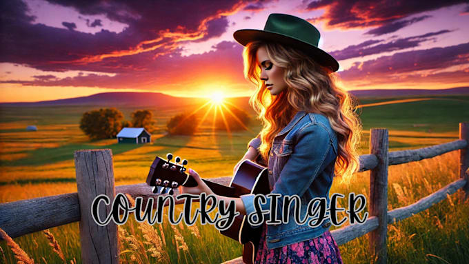 Gig Preview - Sing custom country song, songwriter, female vocalist, lyric americana nashville