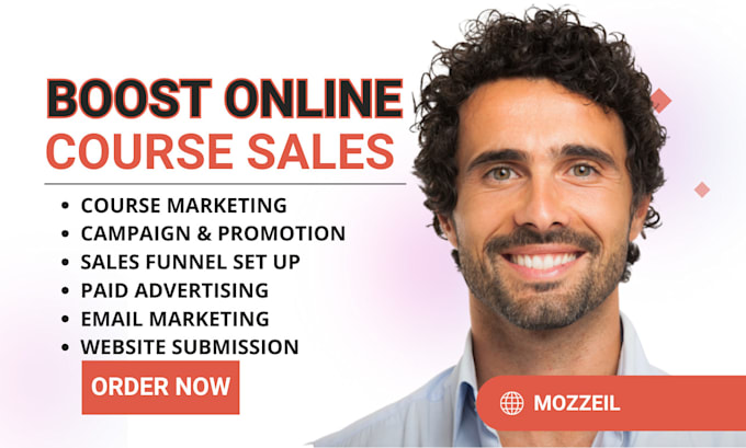 Gig Preview - Do online course website, kajabi course promotion, sales funnel, wix marketing