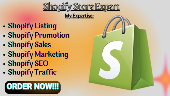 Gig Preview - Shopify dropshipping marketing , etsy shop promotion, traffic ads, facebook shop